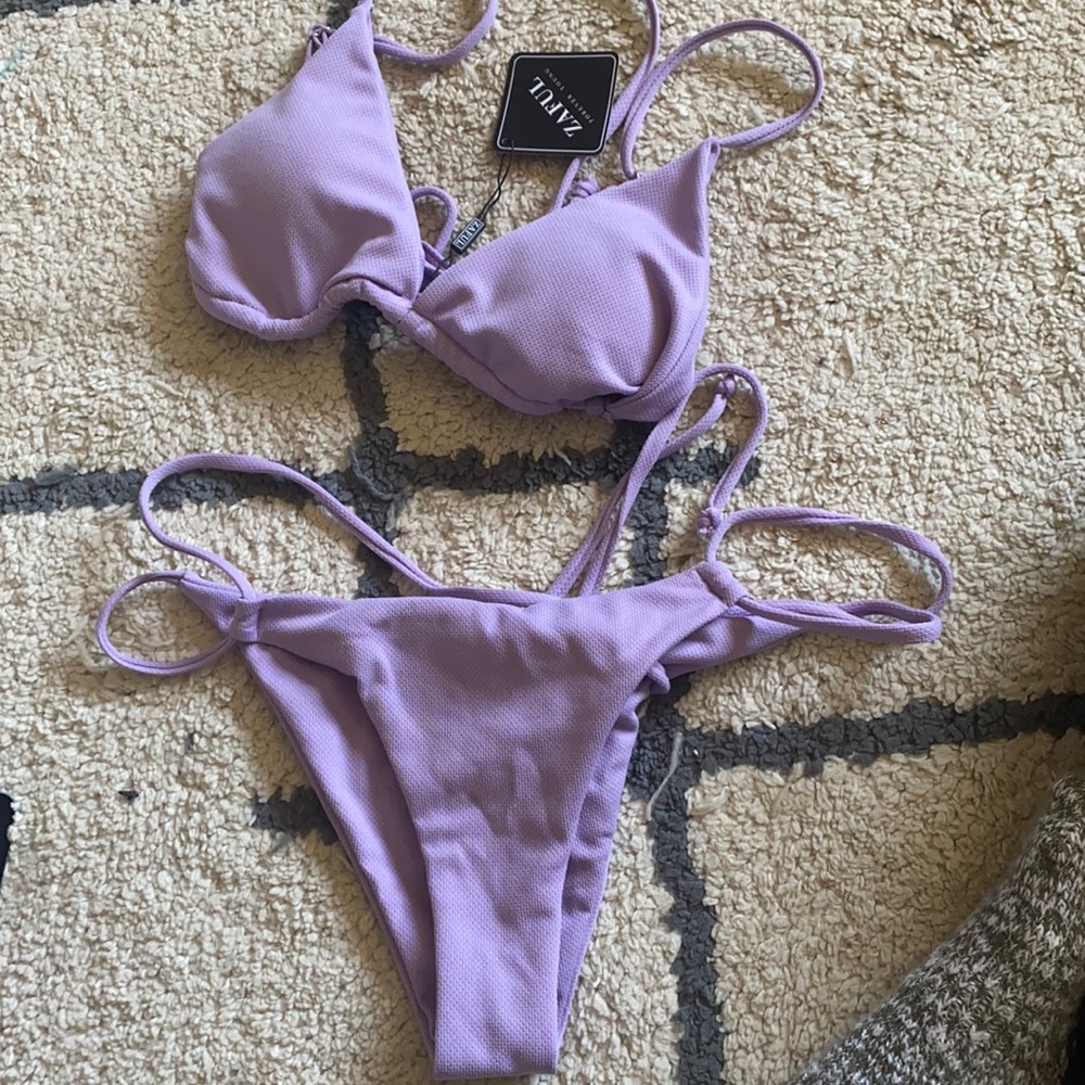Purple bikini